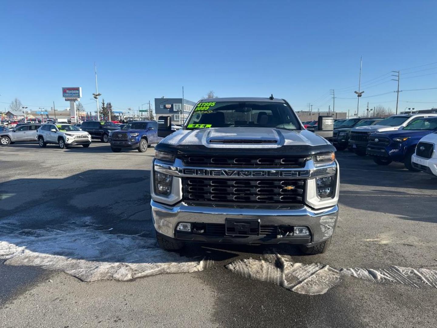 2023 SILVER CHEVROLET SILVERADO 2500 HEAVY DUTY LT (1GC4YNE79PF) with an 6.6L engine, Automatic transmission, located at 929 East 8th Ave, Anchorage, AK, 99501, (907) 274-2277, 61.214783, -149.866074 - Photo#0
