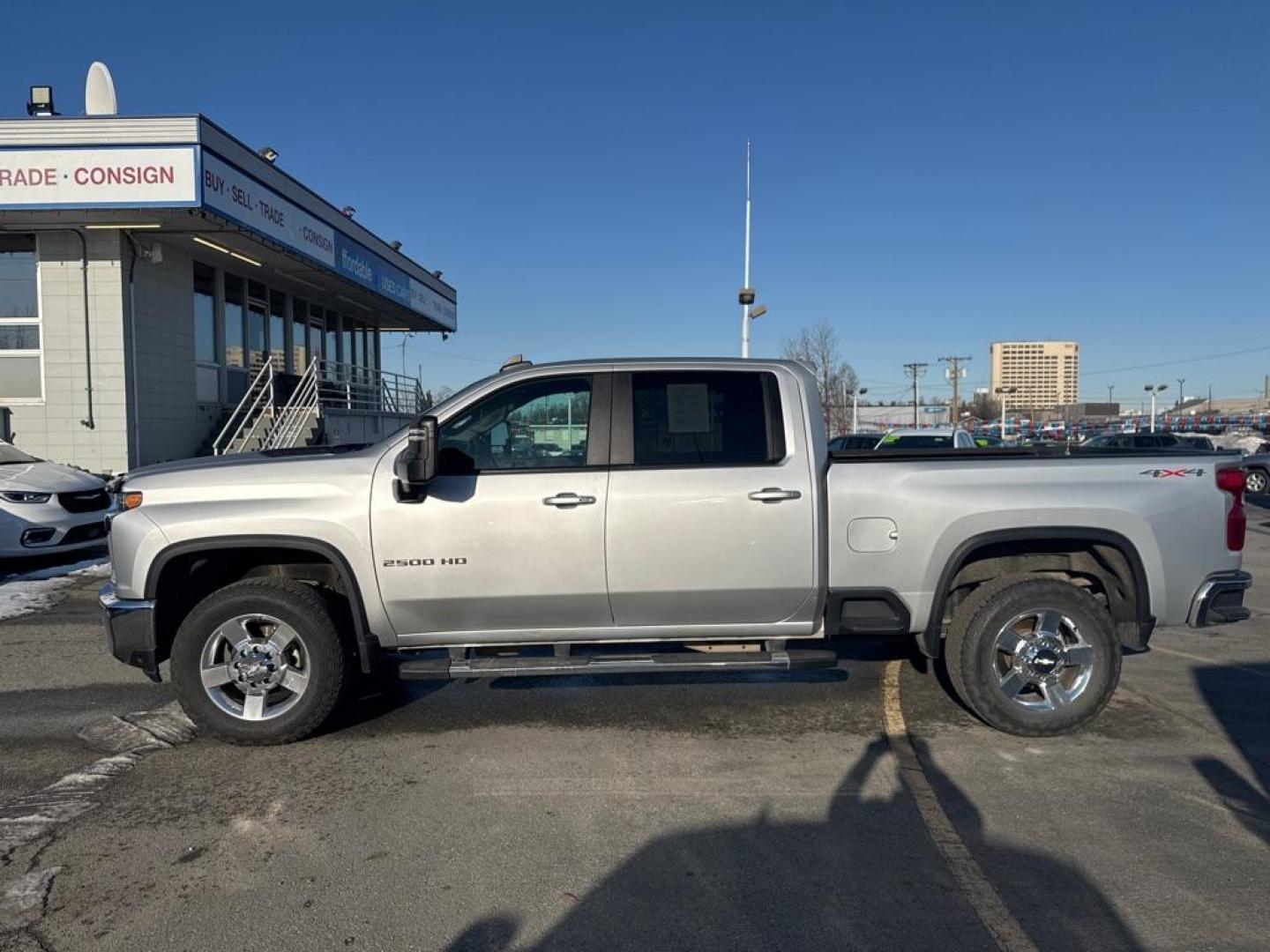2023 SILVER CHEVROLET SILVERADO 2500 HEAVY DUTY LT (1GC4YNE79PF) with an 6.6L engine, Automatic transmission, located at 929 East 8th Ave, Anchorage, AK, 99501, (907) 274-2277, 61.214783, -149.866074 - Photo#1