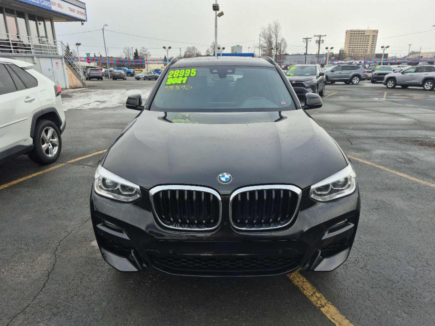 2021 BLACK BMW X3 XDRIVE30E (5UXTS1C09M9) with an 2.0L engine, Automatic transmission, located at 929 East 8th Ave, Anchorage, AK, 99501, (907) 274-2277, 61.214783, -149.866074 - Photo#4