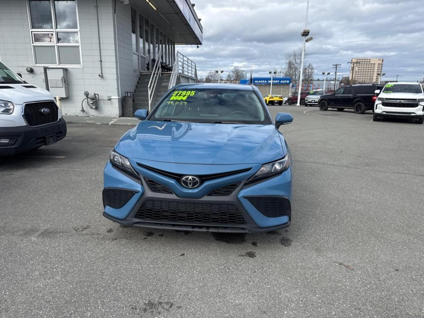 2024 BLUE TOYOTA CAMRY SE SE NIGHT SHADE (4T1G11AK9RU) with an 2.5L engine, Automatic transmission, located at 929 East 8th Ave, Anchorage, AK, 99501, (907) 274-2277, 61.214783, -149.866074 - Photo#0