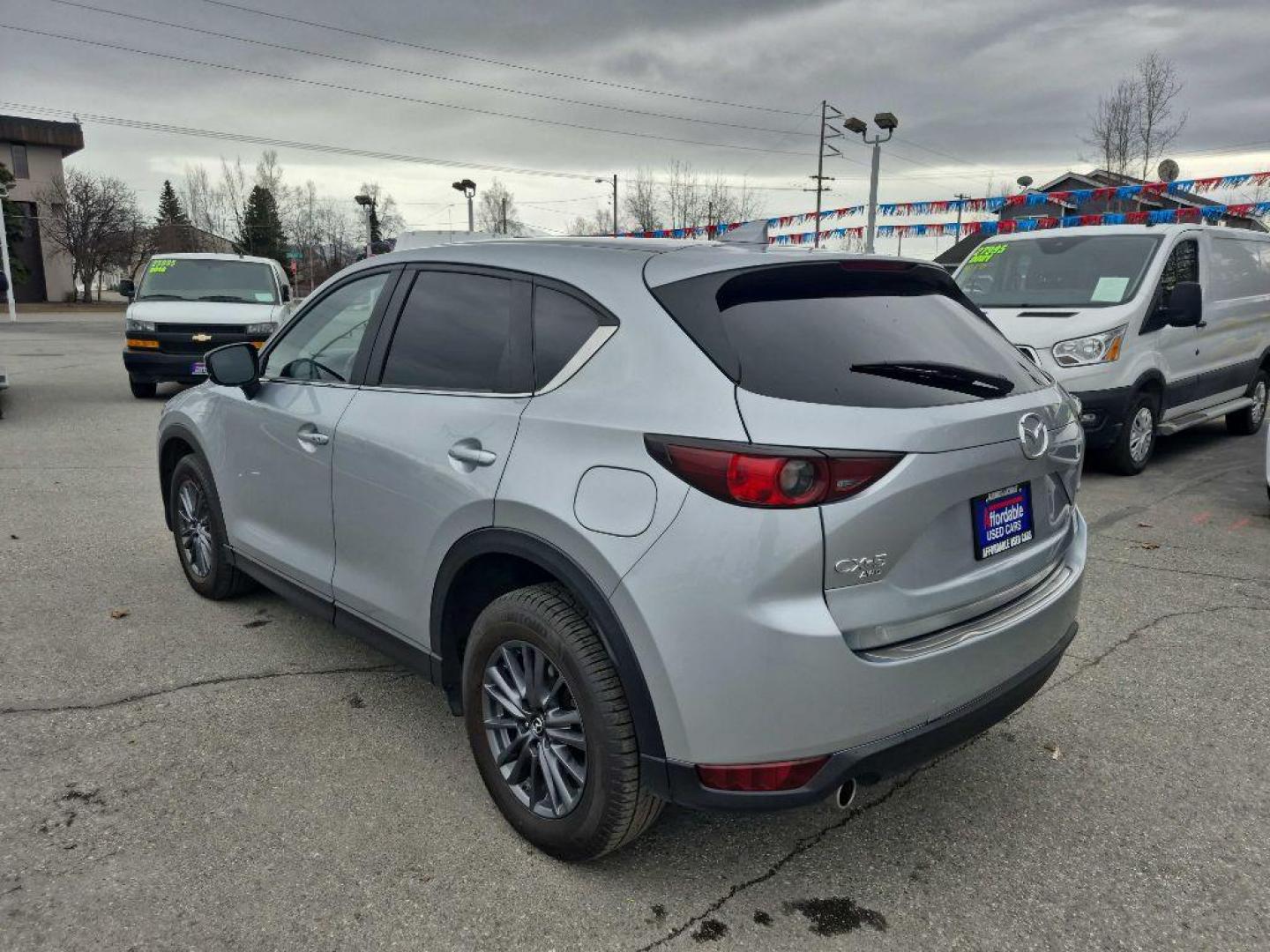 2020 GRAY MAZDA CX-5 TOURING (JM3KFBCM3L0) with an 2.5L engine, Automatic transmission, located at 929 East 8th Ave, Anchorage, AK, 99501, (907) 274-2277, 61.214783, -149.866074 - Photo#2
