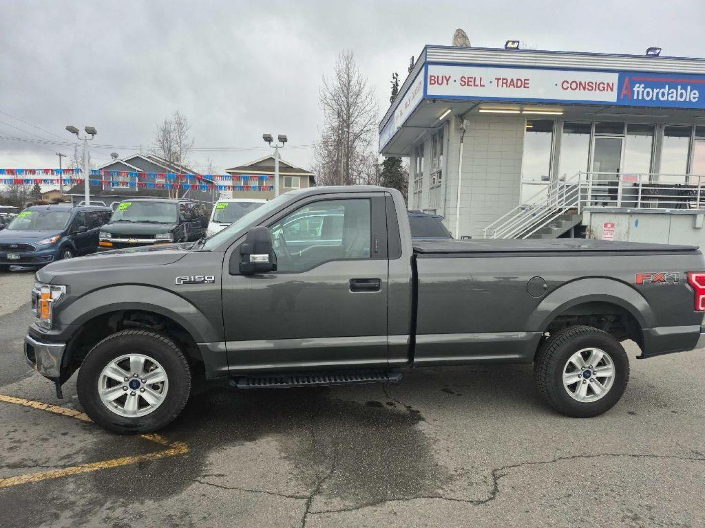 2018 GRAY FORD F150 (1FTNF1EG7JK) with an 3.5L engine, Automatic transmission, located at 929 East 8th Ave, Anchorage, AK, 99501, (907) 274-2277, 61.214783, -149.866074 - Photo#1