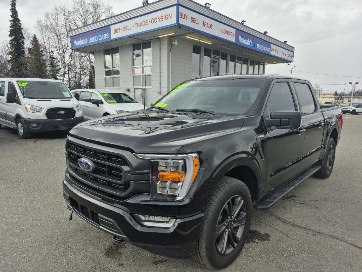2023 BLACK FORD F150 SUPERCREW (1FTEW1EP0PK) with an 2.7L engine, Automatic transmission, located at 929 East 8th Ave, Anchorage, AK, 99501, (907) 274-2277, 61.214783, -149.866074 - Photo#0