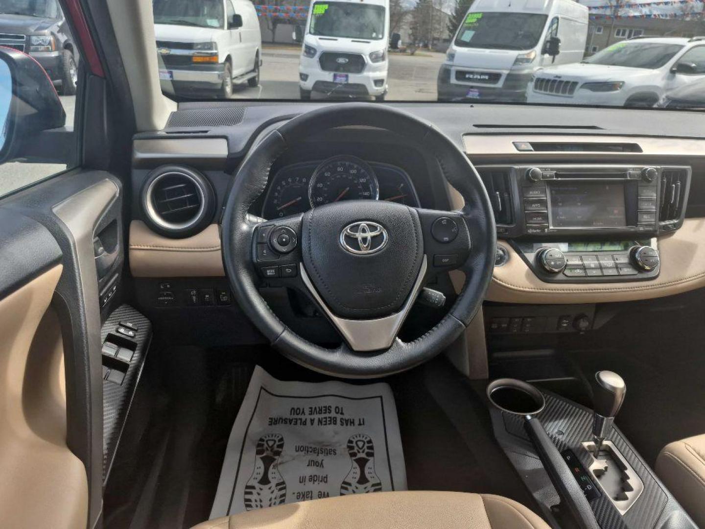 2015 RED TOYOTA RAV4 LIMITED (2T3DFREV0FW) with an 2.5L engine, Automatic transmission, located at 929 East 8th Ave, Anchorage, AK, 99501, (907) 274-2277, 61.214783, -149.866074 - Photo#4