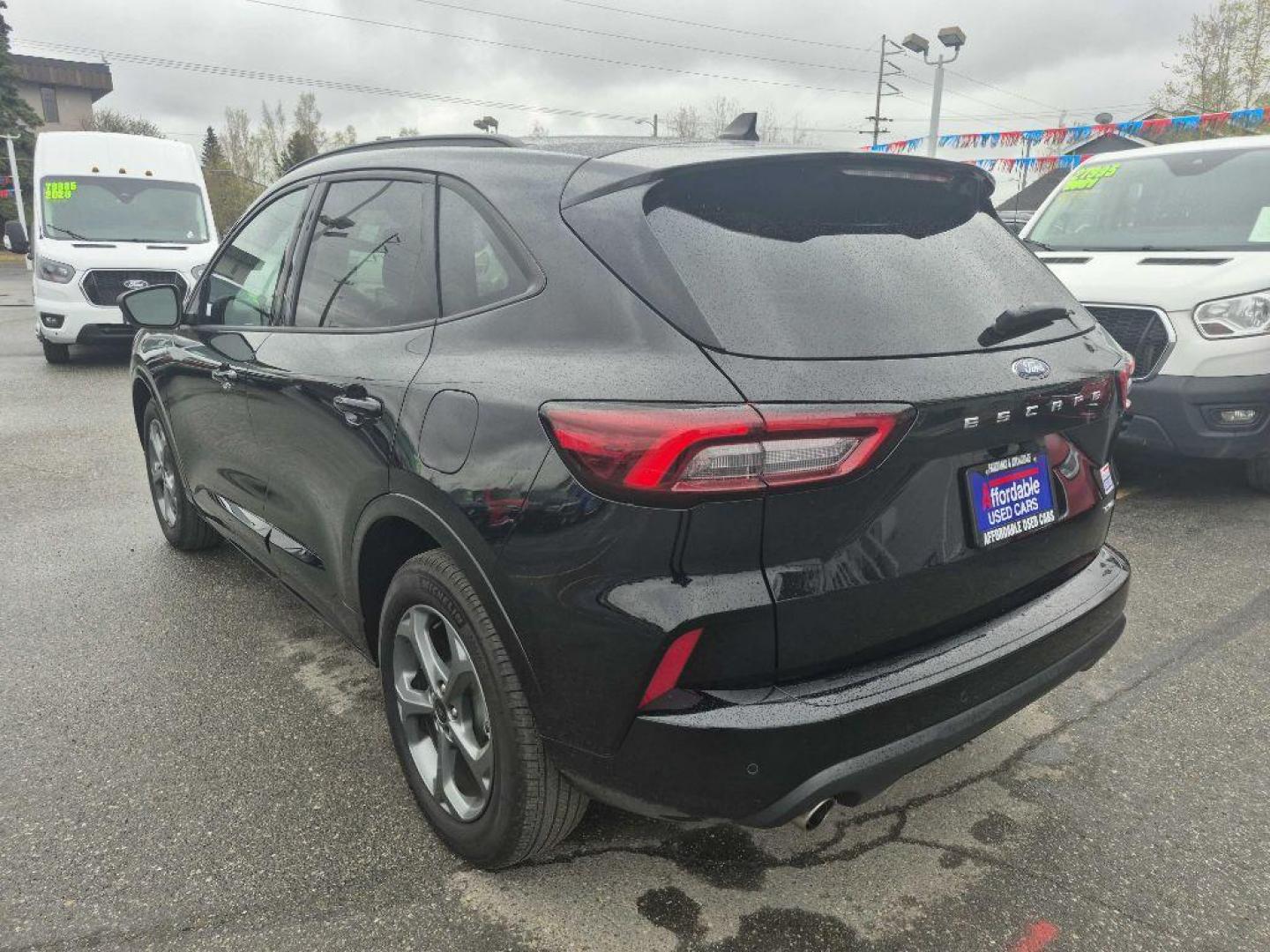 2024 BLACK FORD ESCAPE ST LINE ST LINE (1FMCU9MN3RU) with an 1.5L engine, Automatic transmission, located at 929 East 8th Ave, Anchorage, AK, 99501, (907) 274-2277, 61.214783, -149.866074 - Photo#2