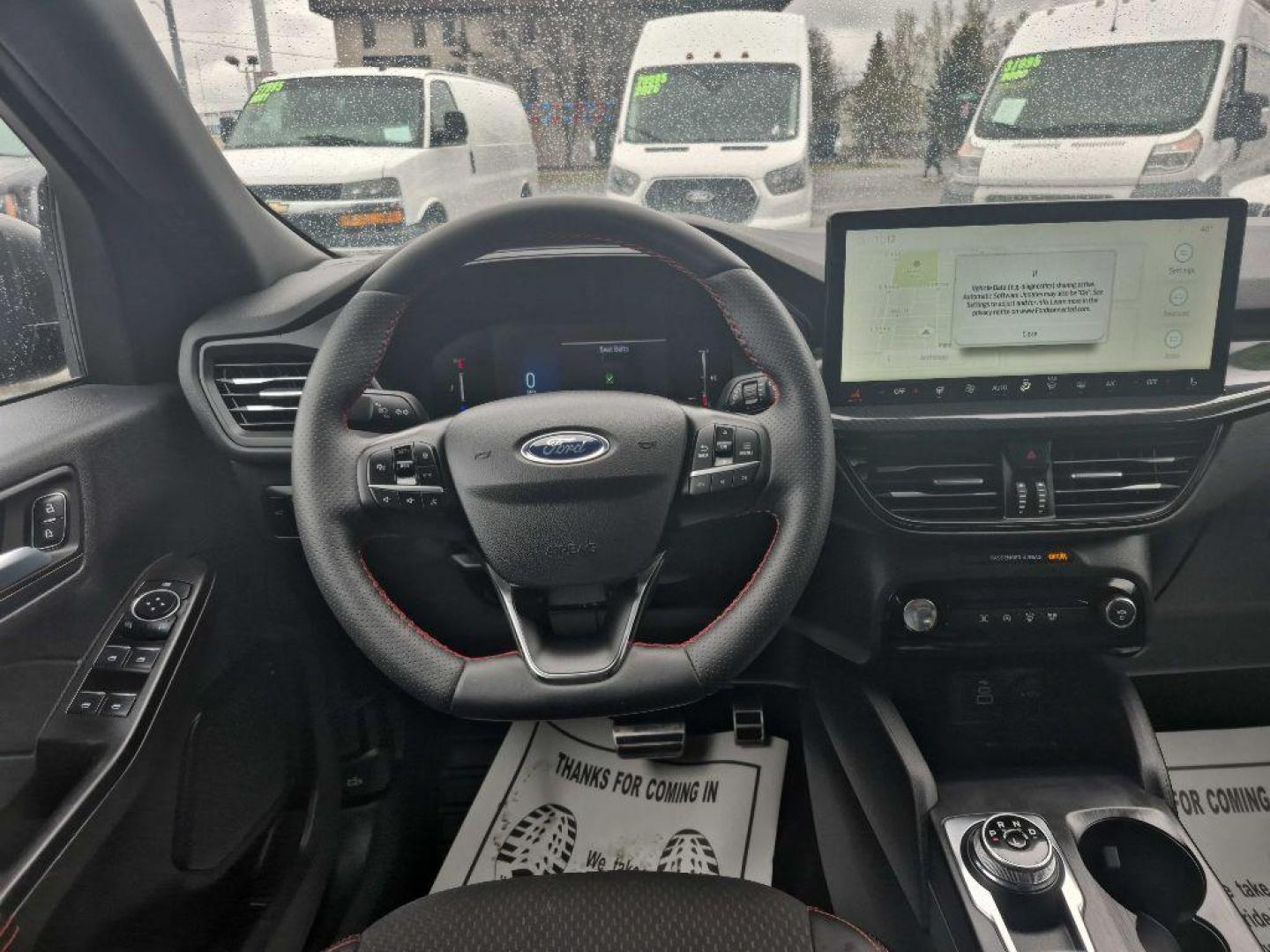 2024 BLACK FORD ESCAPE ST LINE ST LINE (1FMCU9MN3RU) with an 1.5L engine, Automatic transmission, located at 929 East 8th Ave, Anchorage, AK, 99501, (907) 274-2277, 61.214783, -149.866074 - Photo#4