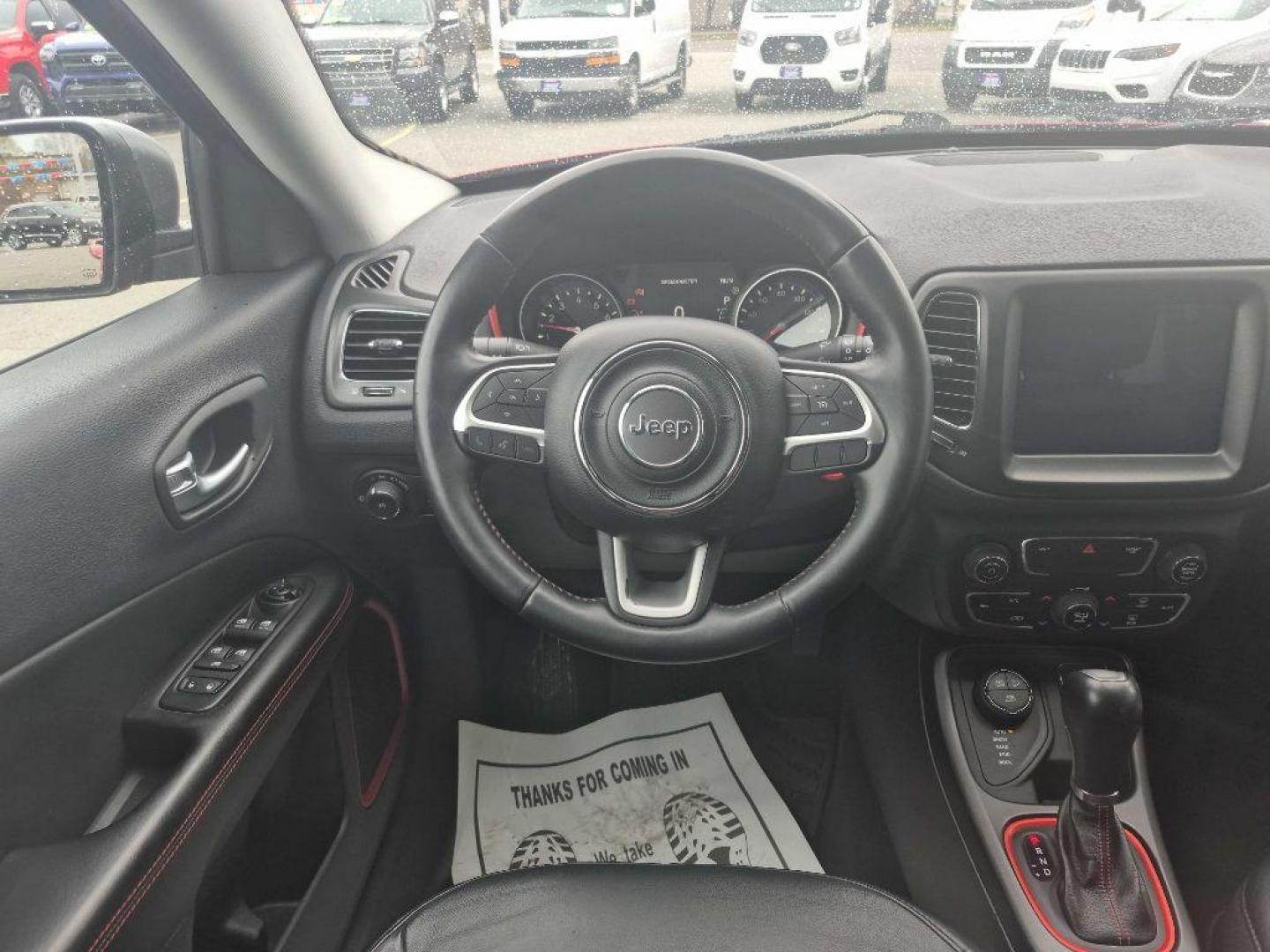 2017 RED JEEP COMPASS TRAILHAWK (3C4NJDDB6HT) with an 2.4L engine, Automatic transmission, located at 929 East 8th Ave, Anchorage, AK, 99501, (907) 274-2277, 61.214783, -149.866074 - Photo#4