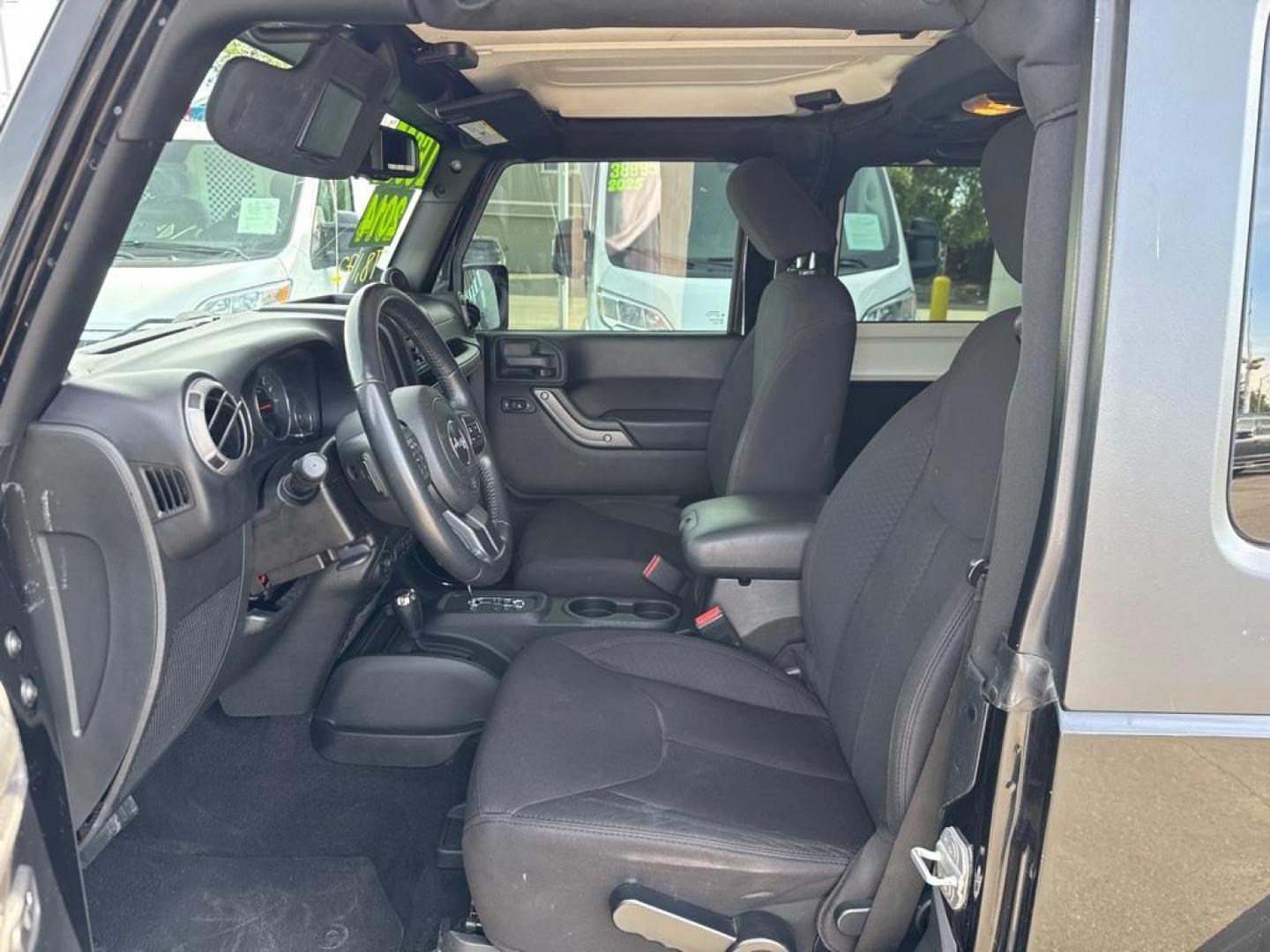 2014 BLACK JEEP WRANGLER SPORT (1C4AJWAG2EL) with an 3.6L engine, Automatic transmission, located at 929 East 8th Ave, Anchorage, AK, 99501, (907) 274-2277, 61.214783, -149.866074 - Photo#3