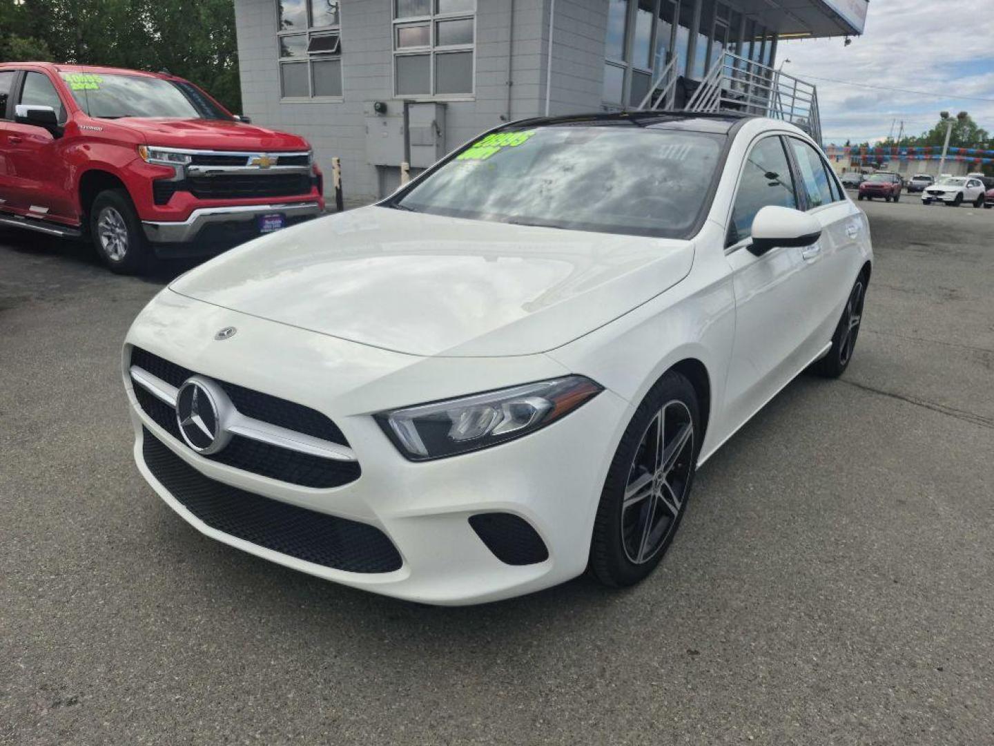 2021 WHITE MERCEDES-BENZ A220 4MATIC (W1K3G4FB0MJ) with an 2.0L engine, Automatic transmission, located at 929 East 8th Ave, Anchorage, AK, 99501, (907) 274-2277, 61.214783, -149.866074 - Photo#0