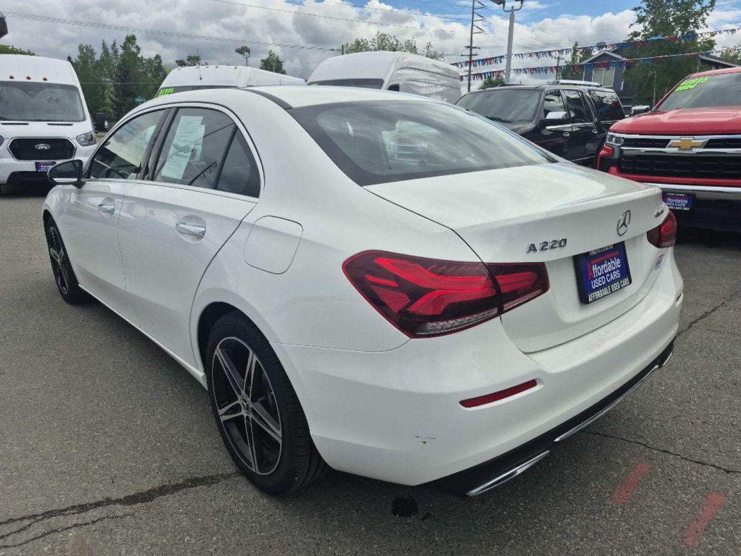 2021 WHITE MERCEDES-BENZ A220 4MATIC (W1K3G4FB0MJ) with an 2.0L engine, Automatic transmission, located at 929 East 8th Ave, Anchorage, AK, 99501, (907) 274-2277, 61.214783, -149.866074 - Photo#2