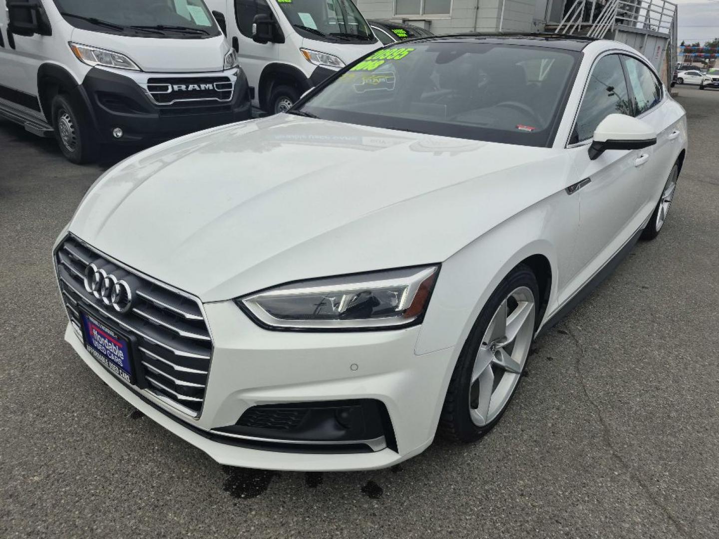 2018 WHITE AUDI A5 PRESTIGE S-LINE (WAUFNDF53JA) with an 2.0L engine, Automatic transmission, located at 929 East 8th Ave, Anchorage, AK, 99501, (907) 274-2277, 61.214783, -149.866074- Photo#0