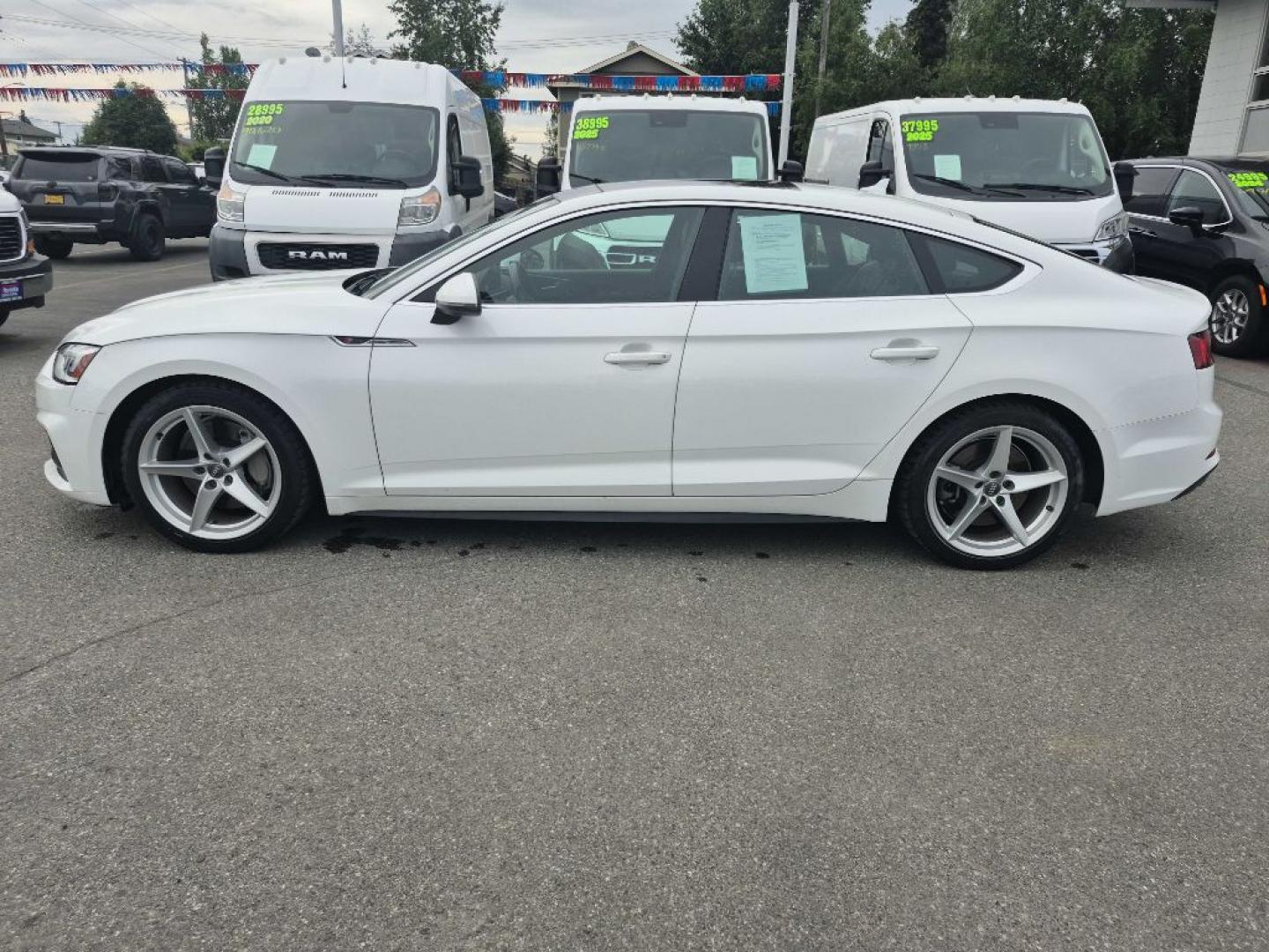 2018 WHITE AUDI A5 PRESTIGE S-LINE (WAUFNDF53JA) with an 2.0L engine, Automatic transmission, located at 929 East 8th Ave, Anchorage, AK, 99501, (907) 274-2277, 61.214783, -149.866074- Photo#1