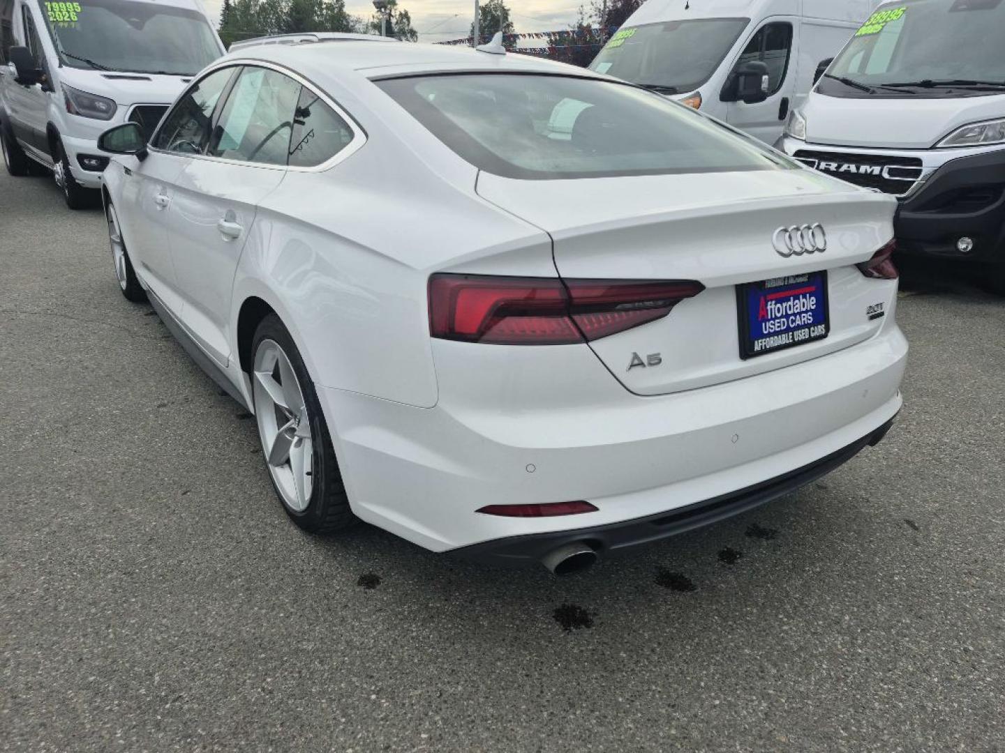 2018 WHITE AUDI A5 PRESTIGE S-LINE (WAUFNDF53JA) with an 2.0L engine, Automatic transmission, located at 929 East 8th Ave, Anchorage, AK, 99501, (907) 274-2277, 61.214783, -149.866074- Photo#2