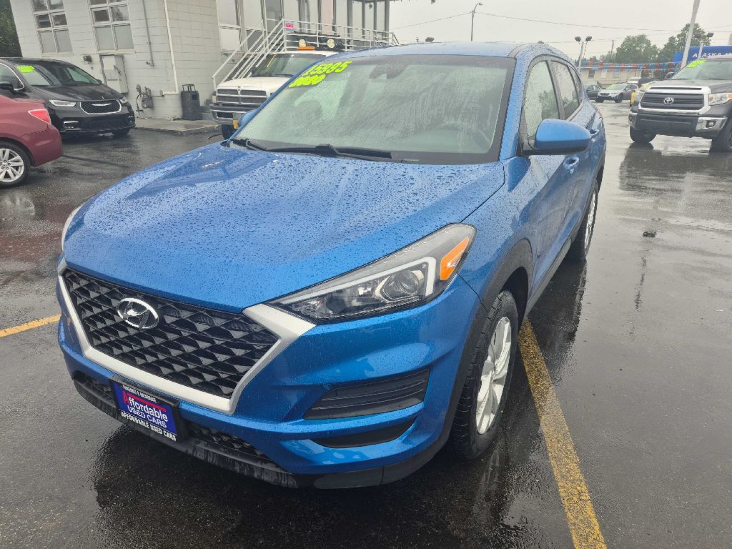 2020 BLUE HYUNDAI TUCSON SE (KM8J2CA49LU) with an 2.0L engine, Automatic transmission, located at 929 East 8th Ave, Anchorage, AK, 99501, (907) 274-2277, 61.214783, -149.866074- Photo#0