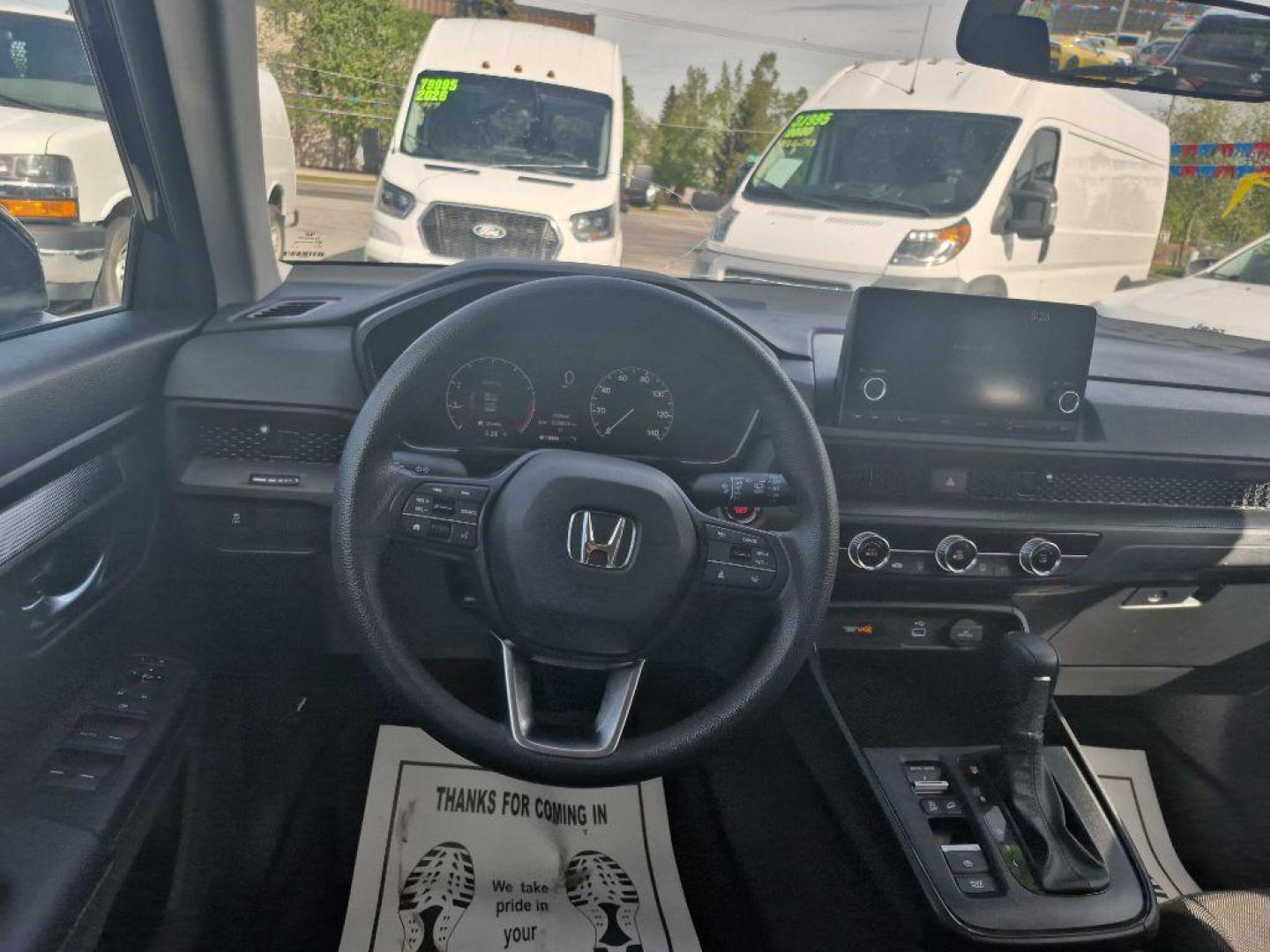 2023 BLACK HONDA CR-V LX (5J6RS4H26PL) with an 1.5L engine, Continuously Variable transmission, located at 929 East 8th Ave, Anchorage, AK, 99501, (907) 274-2277, 61.214783, -149.866074 - Photo#4