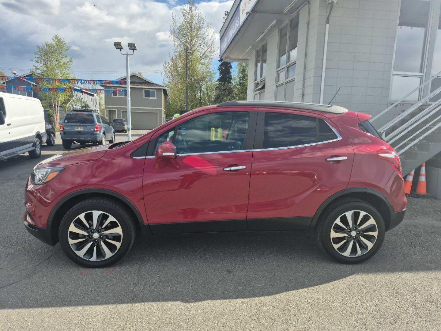 2019 RED BUICK ENCORE ESSENCE (KL4CJGSM2KB) with an 1.4L engine, Automatic transmission, located at 929 East 8th Ave, Anchorage, AK, 99501, (907) 274-2277, 61.214783, -149.866074 - Photo#1