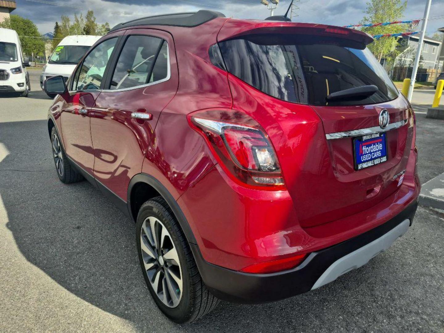 2019 RED BUICK ENCORE ESSENCE (KL4CJGSM2KB) with an 1.4L engine, Automatic transmission, located at 929 East 8th Ave, Anchorage, AK, 99501, (907) 274-2277, 61.214783, -149.866074 - Photo#2