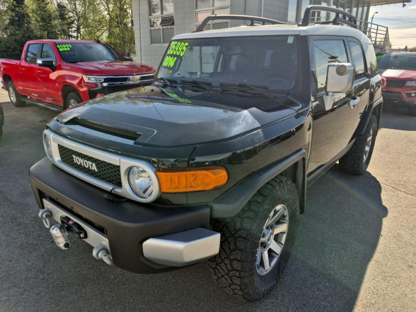 2014 BLACK TOYOTA FJ CRUISER (JTEBU4BF2EK) with an 4.0L engine, Automatic transmission, located at 929 East 8th Ave, Anchorage, AK, 99501, (907) 274-2277, 61.214783, -149.866074 - Photo#0
