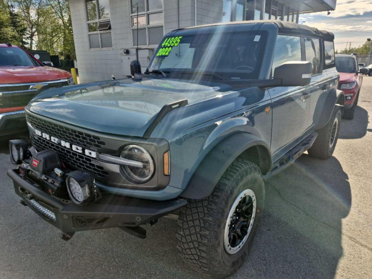 2022 BLUE FORD BRONCO BASE (1FMEE5DH2NL) with an 2.3L engine, Automatic transmission, located at 929 East 8th Ave, Anchorage, AK, 99501, (907) 274-2277, 61.214783, -149.866074 - Photo#0