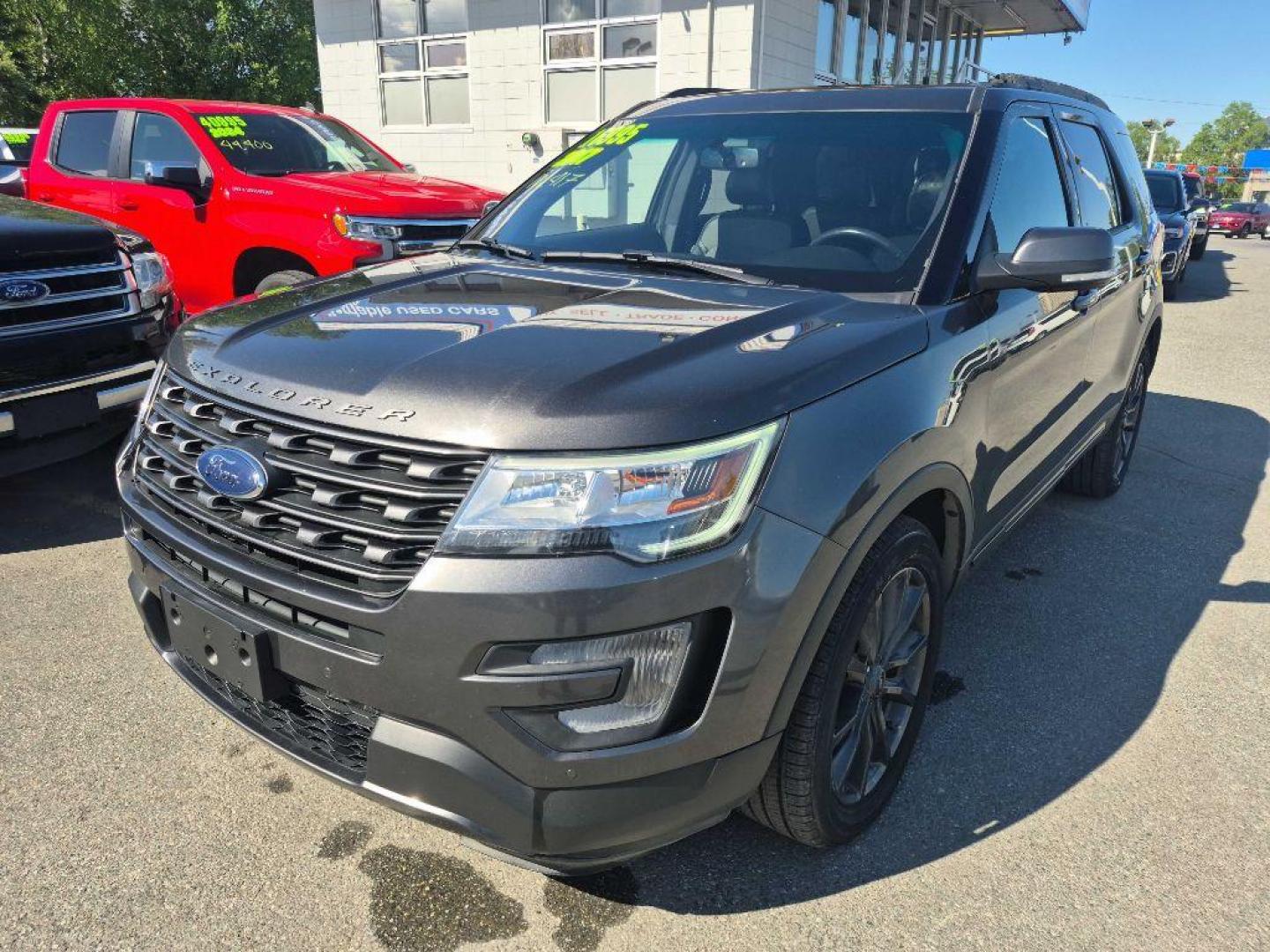 2017 BLACK FORD EXPLORER XLT (1FM5K8D8XHG) with an 3.5L engine, Automatic transmission, located at 929 East 8th Ave, Anchorage, AK, 99501, (907) 274-2277, 61.214783, -149.866074- Photo#0