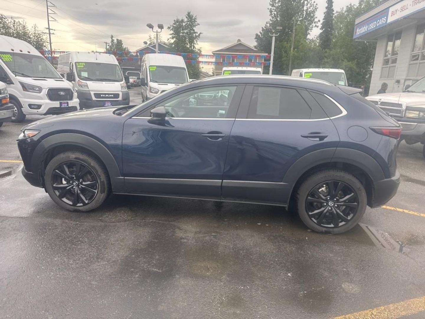2025 BLUE MAZDA CX-30 SELECT SELECT (3MVDMBBMXSM) with an 2.5L engine, Automatic transmission, located at 929 East 8th Ave, Anchorage, AK, 99501, (907) 274-2277, 61.214783, -149.866074 - Photo#1