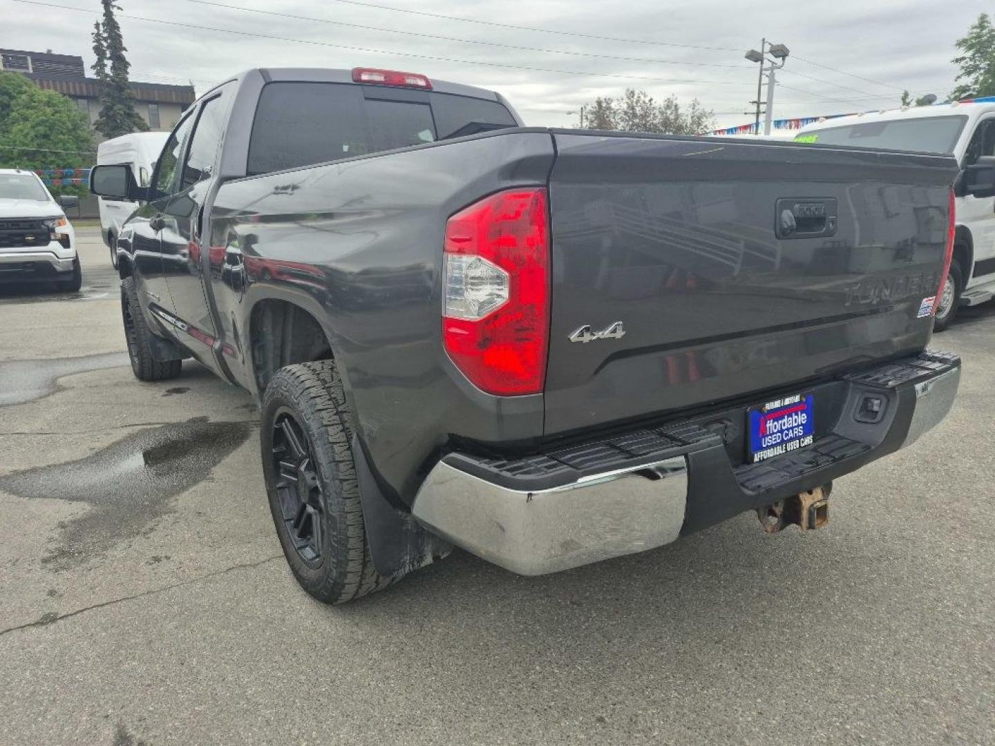 2014 GRAY TOYOTA TUNDRA DOUBLE CAB SR (5TFUY5F10EX) with an 5.7L engine, Automatic transmission, located at 929 East 8th Ave, Anchorage, AK, 99501, (907) 274-2277, 61.214783, -149.866074- Photo#2