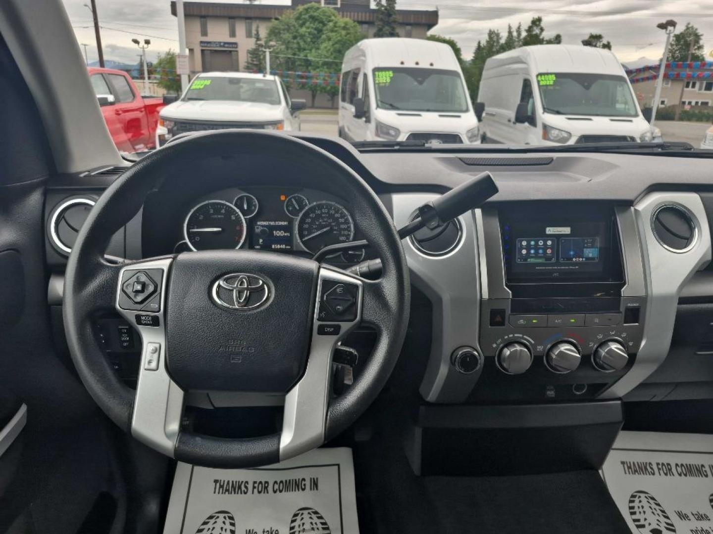 2014 GRAY TOYOTA TUNDRA DOUBLE CAB SR (5TFUY5F10EX) with an 5.7L engine, Automatic transmission, located at 929 East 8th Ave, Anchorage, AK, 99501, (907) 274-2277, 61.214783, -149.866074- Photo#4