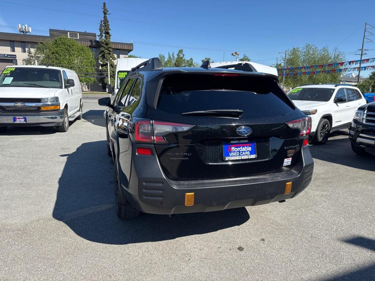 2022 BLACK SUBARU OUTBACK WILDERNESS (4S4BTGUD9N3) with an 2.4L engine, Continuously Variable transmission, located at 929 East 8th Ave, Anchorage, AK, 99501, (907) 274-2277, 61.214783, -149.866074 - Photo#4