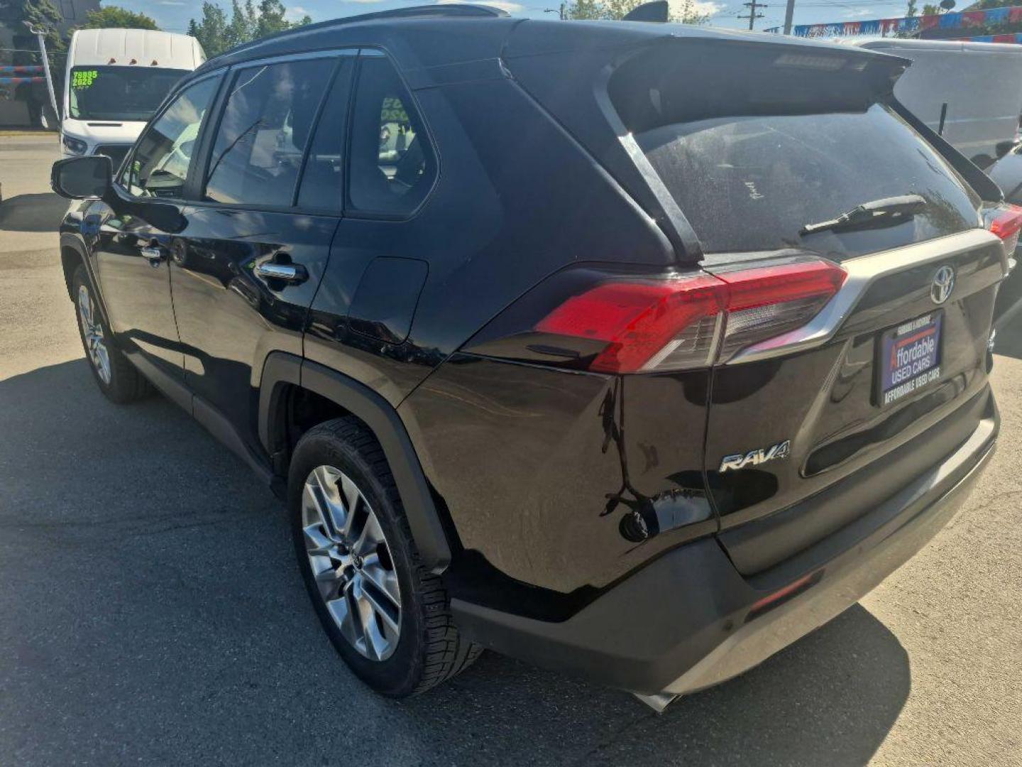 2020 BLACK TOYOTA RAV4 LIMITED (JTMN1RFV1LJ) with an 2.5L engine, Automatic transmission, located at 929 East 8th Ave, Anchorage, AK, 99501, (907) 274-2277, 61.214783, -149.866074 - Photo#2