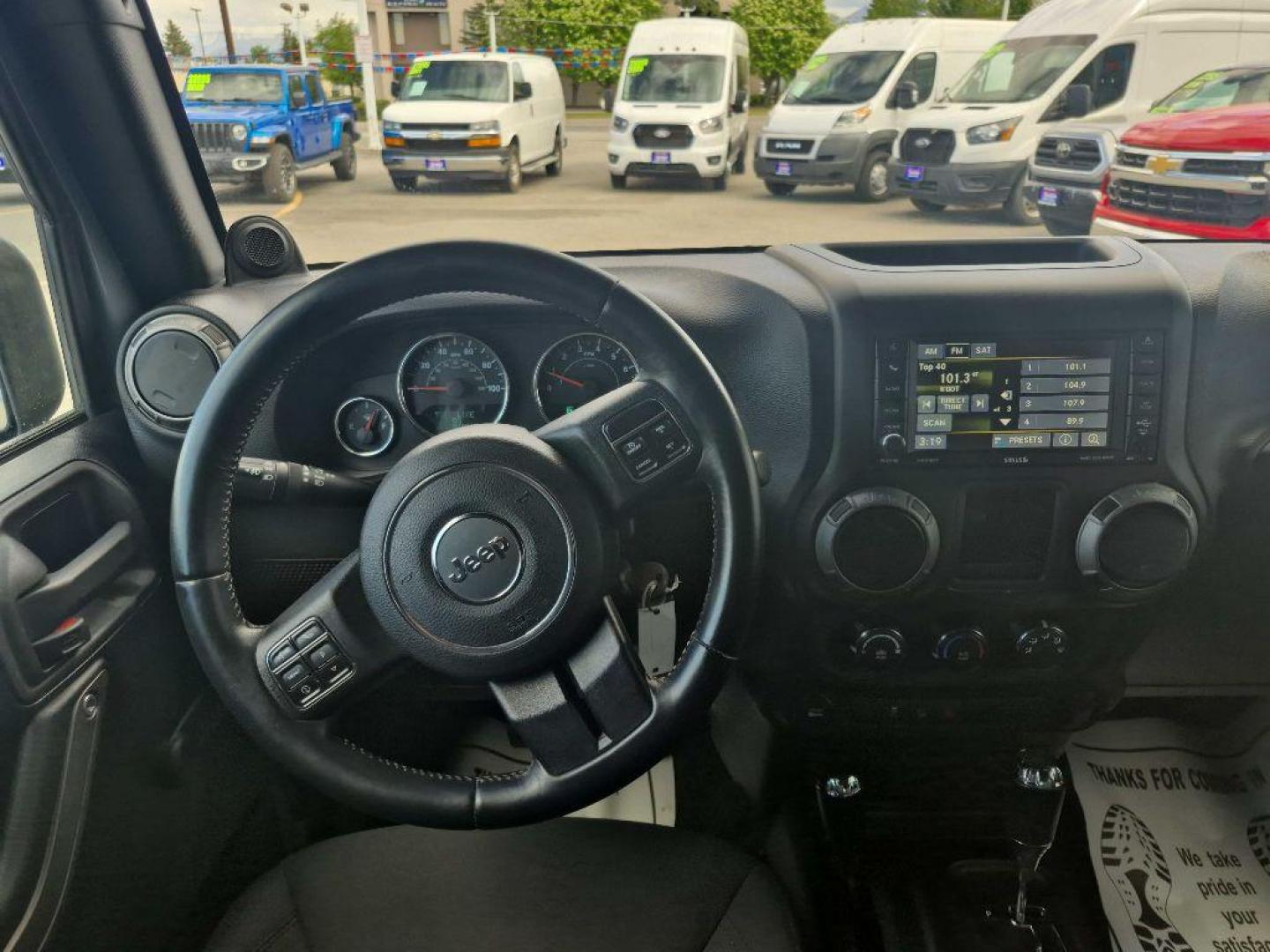 2014 GRAY JEEP WRANGLER SPORT (1C4AJWAG1EL) with an 3.6L engine, Automatic transmission, located at 929 East 8th Ave, Anchorage, AK, 99501, (907) 274-2277, 61.214783, -149.866074 - Photo#4