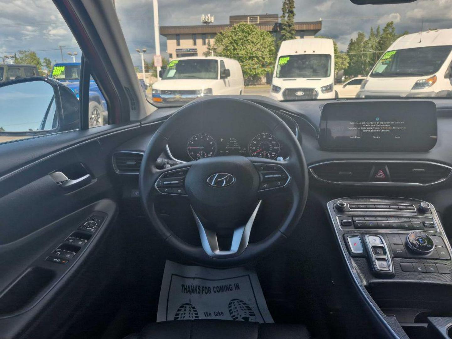 2023 RED HYUNDAI SANTA FE XRT (5NMS6DAJ4PH) with an 2.5L engine, Automatic transmission, located at 929 East 8th Ave, Anchorage, AK, 99501, (907) 274-2277, 61.214783, -149.866074 - Photo#4