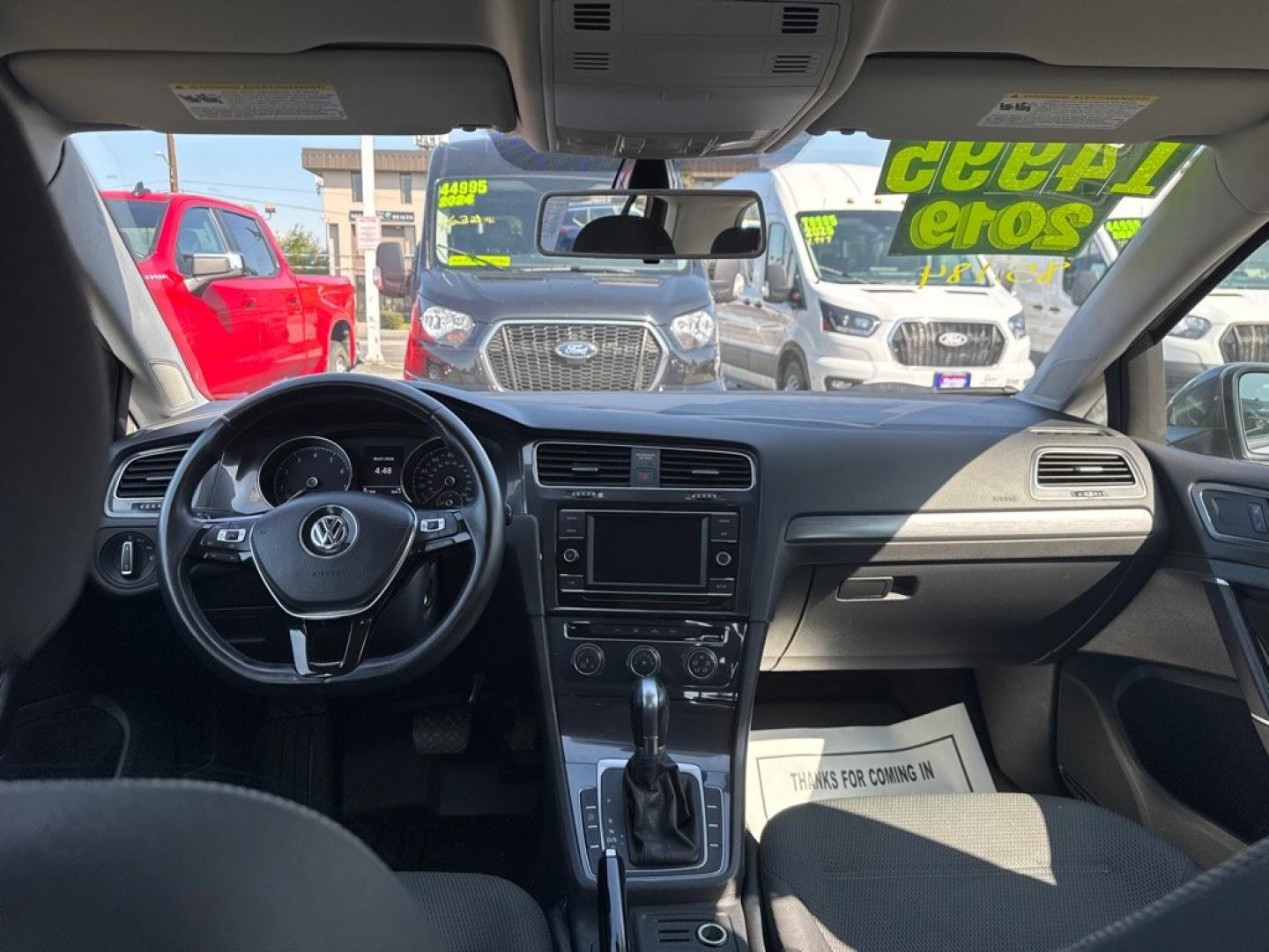 2019 GRAY VOLKSWAGEN GOLF S (3VWG57AU1KM) with an 1.4L engine, Automatic transmission, located at 929 East 8th Ave, Anchorage, AK, 99501, (907) 274-2277, 61.214783, -149.866074- Photo#3