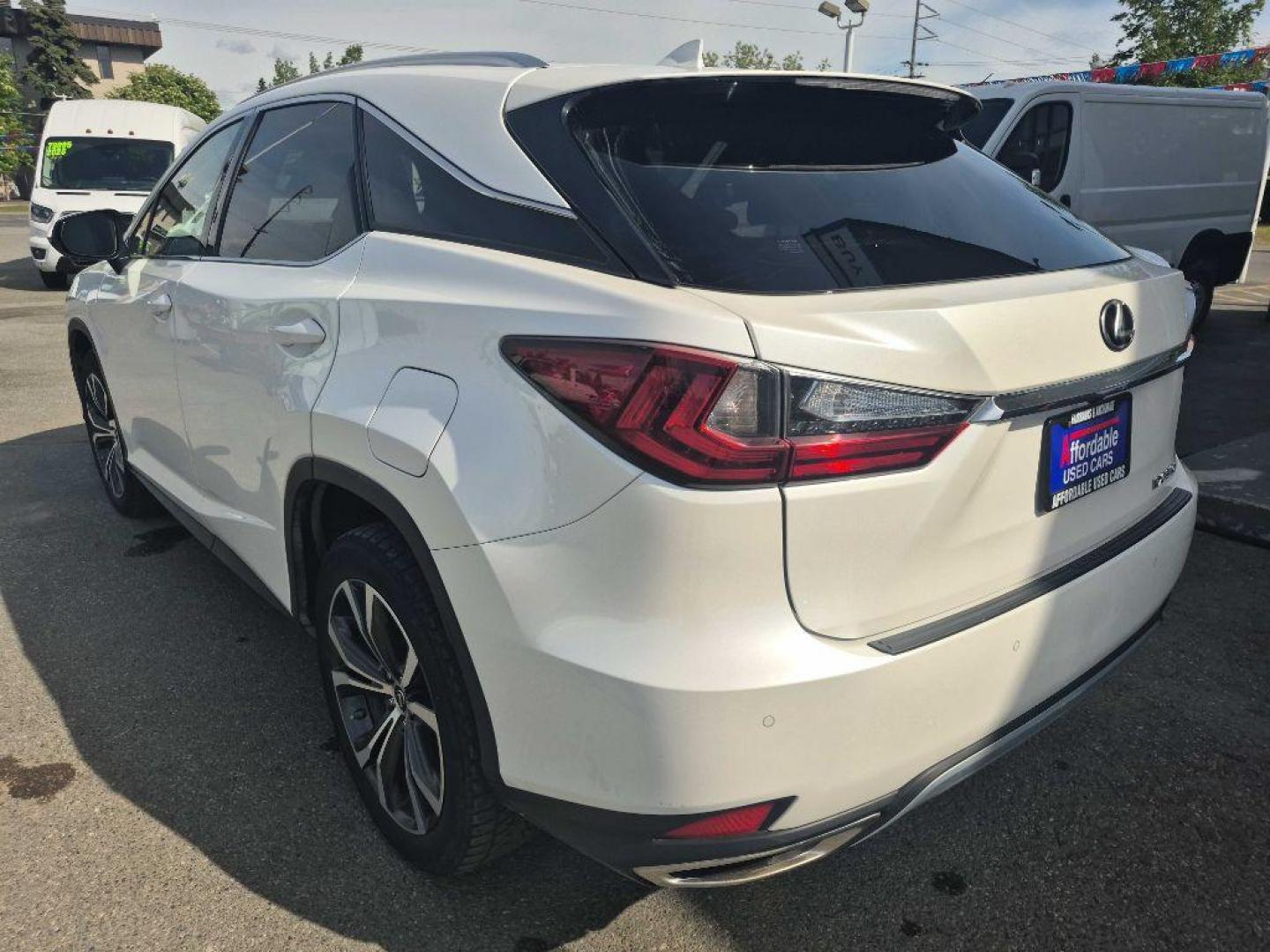 2021 WHITE LEXUS RX 350 (JTJHZMDA1M2) with an 3.5L engine, Automatic transmission, located at 929 East 8th Ave, Anchorage, AK, 99501, (907) 274-2277, 61.214783, -149.866074- Photo#2