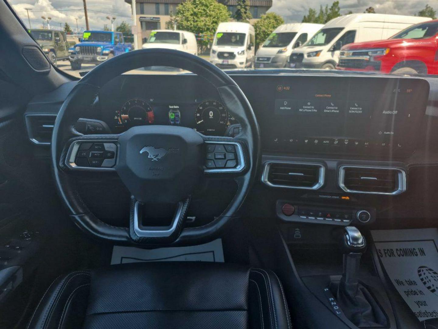 2025 BLUE FORD MUSTANG (1FAGP8UH4S5) with an 2.3L engine, Automatic transmission, located at 929 East 8th Ave, Anchorage, AK, 99501, (907) 274-2277, 61.214783, -149.866074 - Photo#4