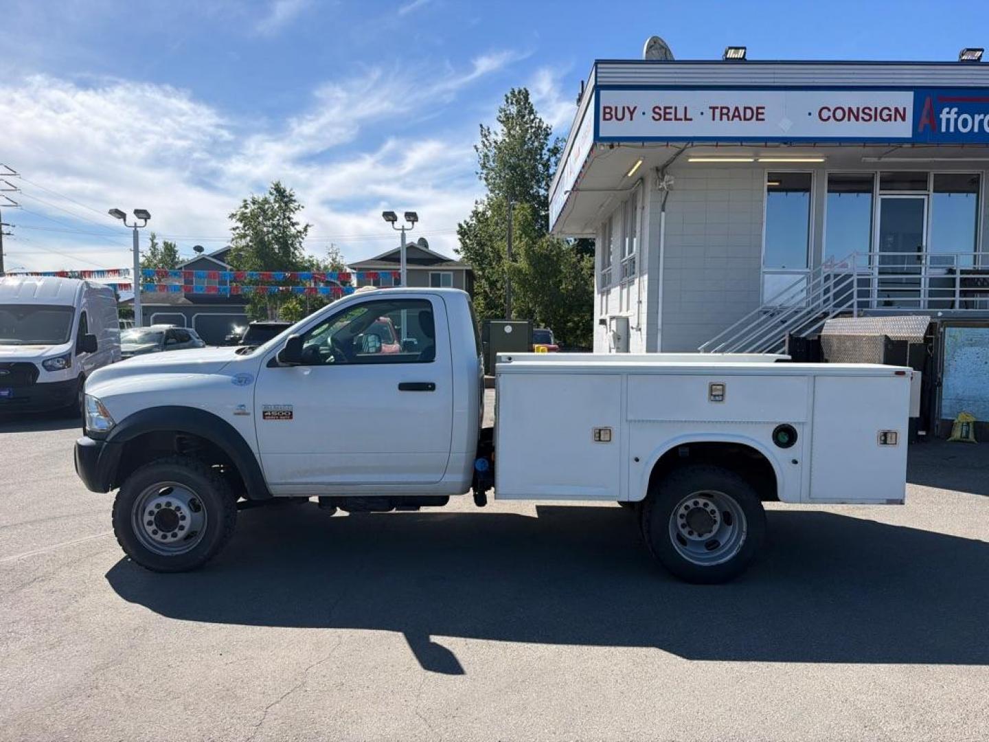 2012 WHITE DODGE RAM 4500 ST (3C7WDLAL6CG) with an 6.7L engine, Automatic transmission, located at 929 East 8th Ave, Anchorage, AK, 99501, (907) 274-2277, 61.214783, -149.866074 - Photo#1