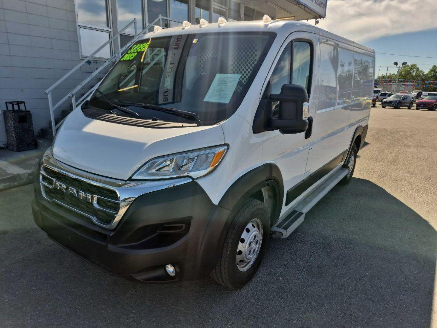 2023 WHITE RAM PROMASTER 2500 2500 STANDARD (3C6LRVVG7PE) with an 3.6L engine, Automatic transmission, located at 929 East 8th Ave, Anchorage, AK, 99501, (907) 274-2277, 61.214783, -149.866074- Photo#0