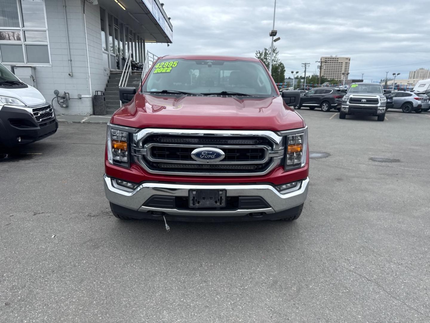 2022 RED FORD F150 SUPERCREW (1FTFW1E57NK) with an 5.0L engine, Automatic transmission, located at 929 East 8th Ave, Anchorage, AK, 99501, (907) 274-2277, 61.214783, -149.866074- Photo#0