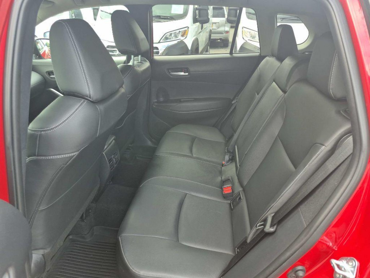 2024 RED TOYOTA COROLLA CROSS XLE (7MUEAABG0RV) with an 2.0L engine, Continuously Variable transmission, located at 929 East 8th Ave, Anchorage, AK, 99501, (907) 274-2277, 61.214783, -149.866074- Photo#3