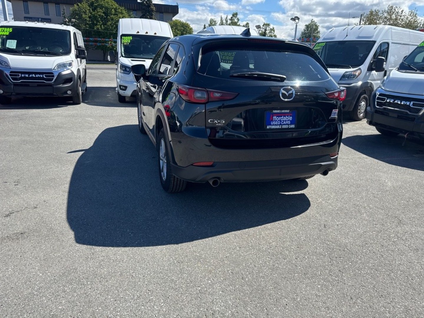 2023 BLACK MAZDA CX-5 SELECT (JM3KFBBM6P0) with an 2.5L engine, Automatic transmission, located at 929 East 8th Ave, Anchorage, AK, 99501, (907) 274-2277, 61.214783, -149.866074- Photo#4