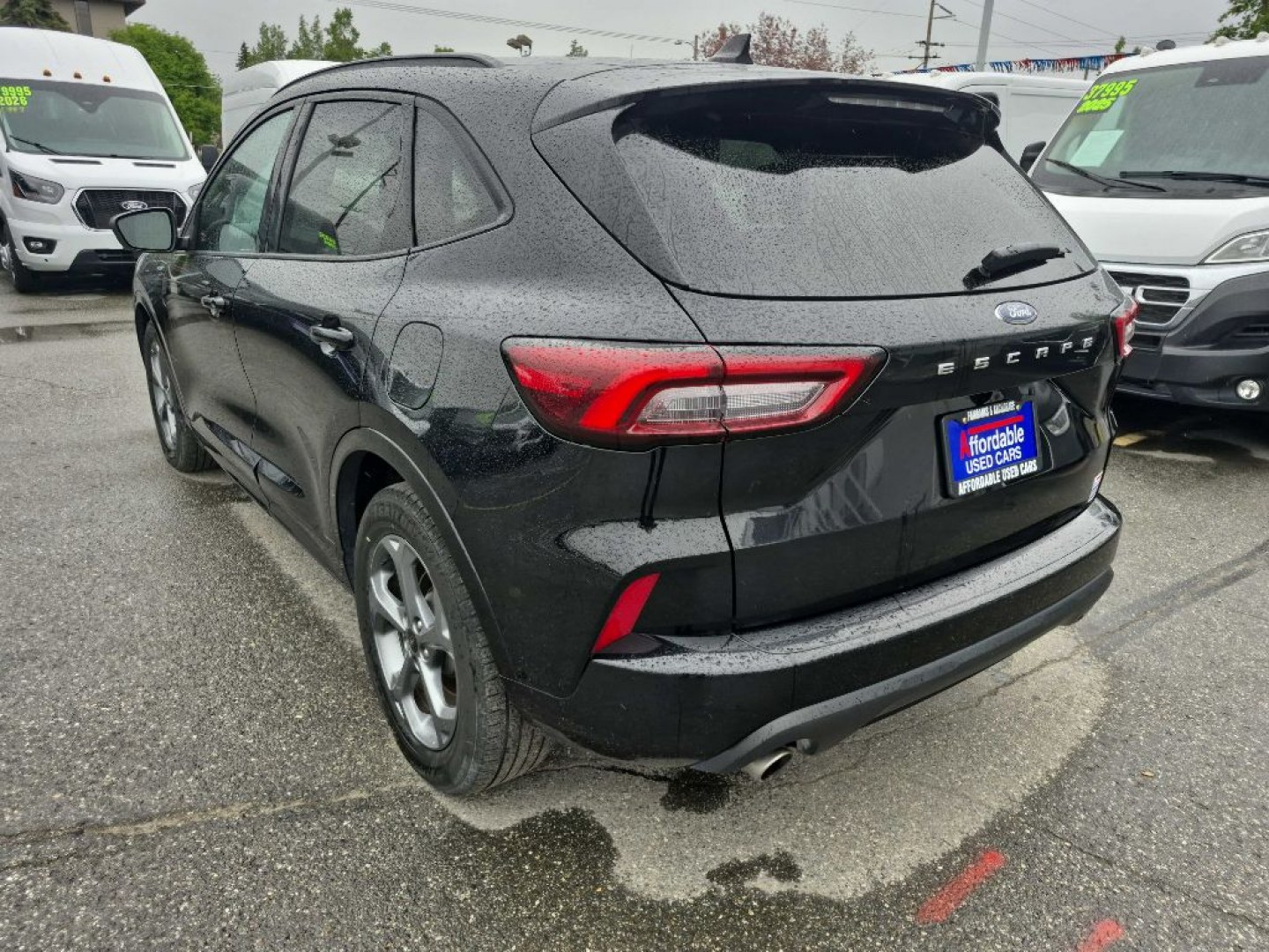 2024 BLACK FORD ESCAPE ST LINE (1FMCU0MN0RU) with an 1.5L engine, Automatic transmission, located at 929 East 8th Ave, Anchorage, AK, 99501, (907) 274-2277, 61.214783, -149.866074- Photo#2
