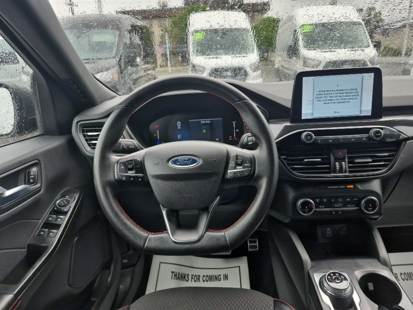 2024 BLACK FORD ESCAPE ST LINE (1FMCU0MN0RU) with an 1.5L engine, Automatic transmission, located at 929 East 8th Ave, Anchorage, AK, 99501, (907) 274-2277, 61.214783, -149.866074- Photo#4