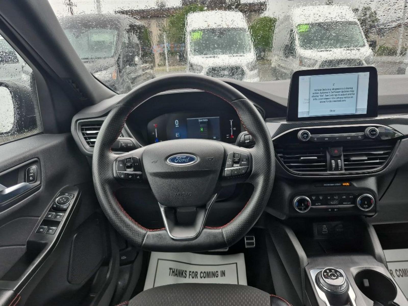 2024 BLACK FORD ESCAPE ST LINE (1FMCU0MN0RU) with an 1.5L engine, Automatic transmission, located at 929 East 8th Ave, Anchorage, AK, 99501, (907) 274-2277, 61.214783, -149.866074 - Photo#4
