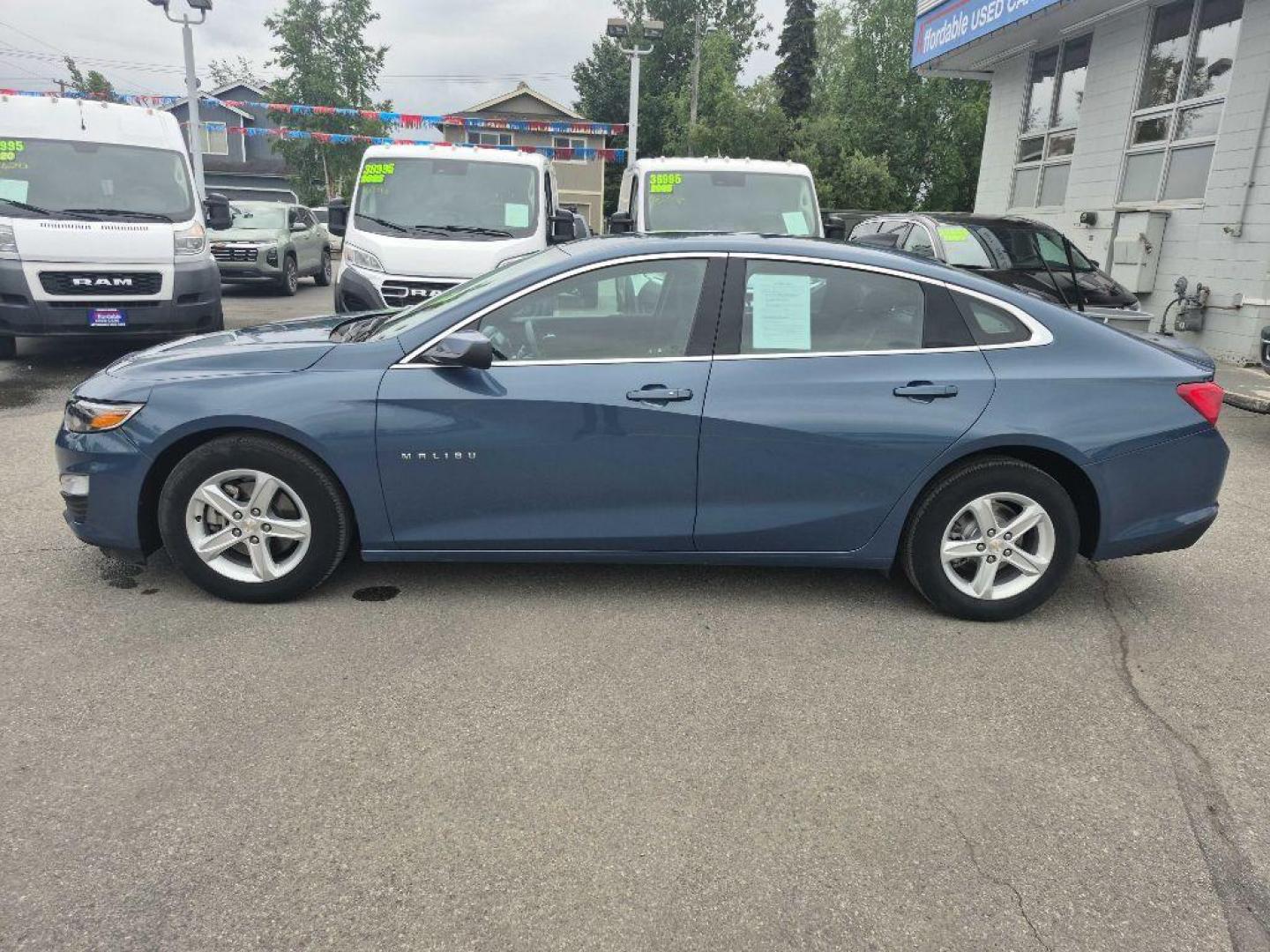 2024 BLUE CHEVROLET MALIBU LS (1G1ZB5ST5RF) with an 1.5L engine, Continuously Variable transmission, located at 929 East 8th Ave, Anchorage, AK, 99501, (907) 274-2277, 61.214783, -149.866074- Photo#1