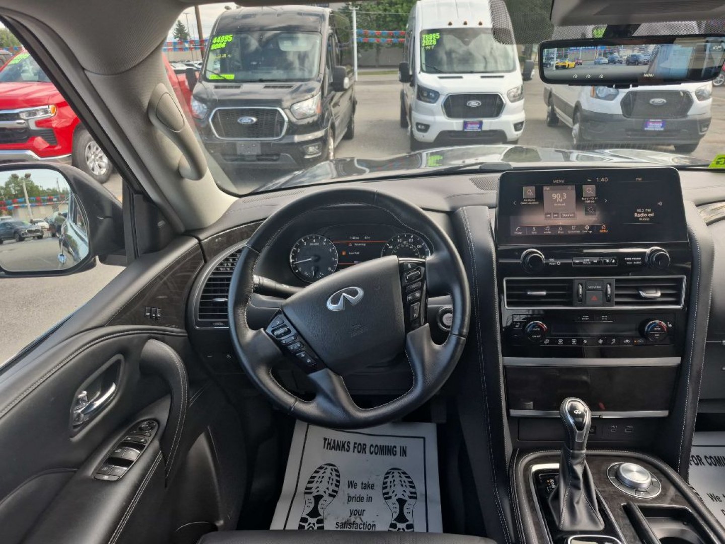 2022 GREY INFINITI QX80 LUXE (JN8AZ2AE5N9) with an 5.6L engine, Automatic transmission, located at 929 East 8th Ave, Anchorage, AK, 99501, (907) 274-2277, 61.214783, -149.866074- Photo#4