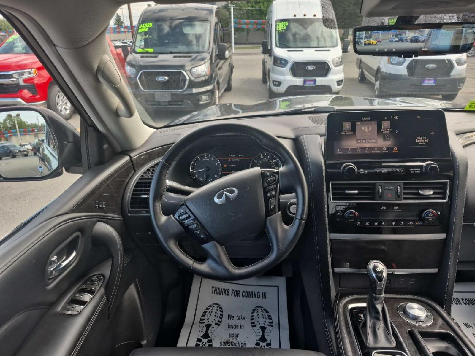 2022 GREY INFINITI QX80 LUXE (JN8AZ2AE5N9) with an 5.6L engine, Automatic transmission, located at 929 East 8th Ave, Anchorage, AK, 99501, (907) 274-2277, 61.214783, -149.866074 - Photo#4