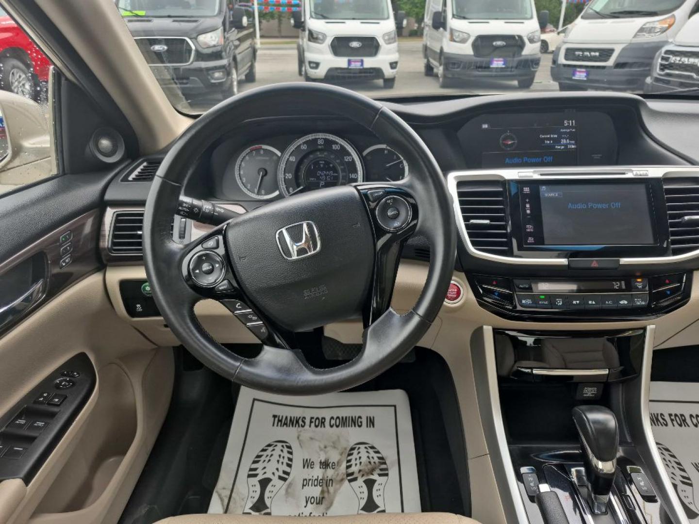 2017 GOLD HONDA ACCORD EXL (1HGCR3F86HA) with an 3.5L engine, Automatic transmission, located at 929 East 8th Ave, Anchorage, AK, 99501, (907) 274-2277, 61.214783, -149.866074- Photo#4