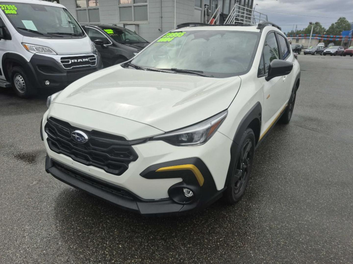 2024 WHITE SUBARU CROSSTREK SPORT (4S4GUHF69R3) with an 2.5L engine, Continuously Variable transmission, located at 929 East 8th Ave, Anchorage, AK, 99501, (907) 274-2277, 61.214783, -149.866074- Photo#0