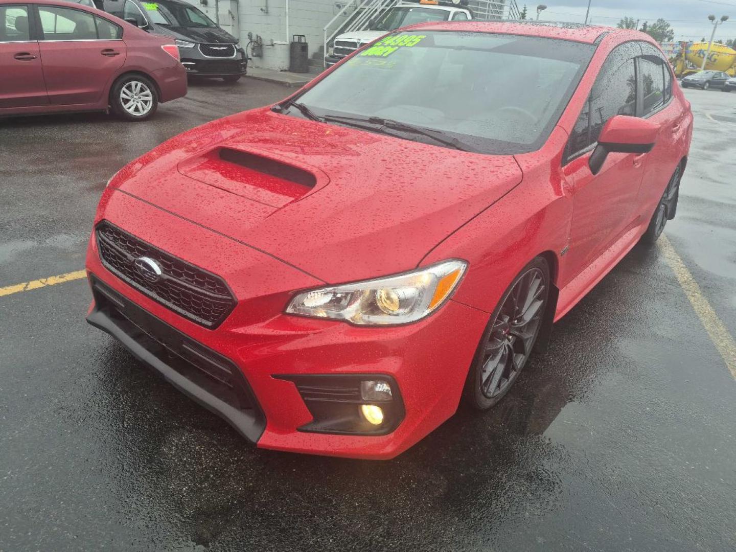 2021 RED SUBARU WRX PREMIUM (JF1VA1C64M9) with an 2.0L engine, Continuously Variable transmission, located at 929 East 8th Ave, Anchorage, AK, 99501, (907) 274-2277, 61.214783, -149.866074- Photo#0