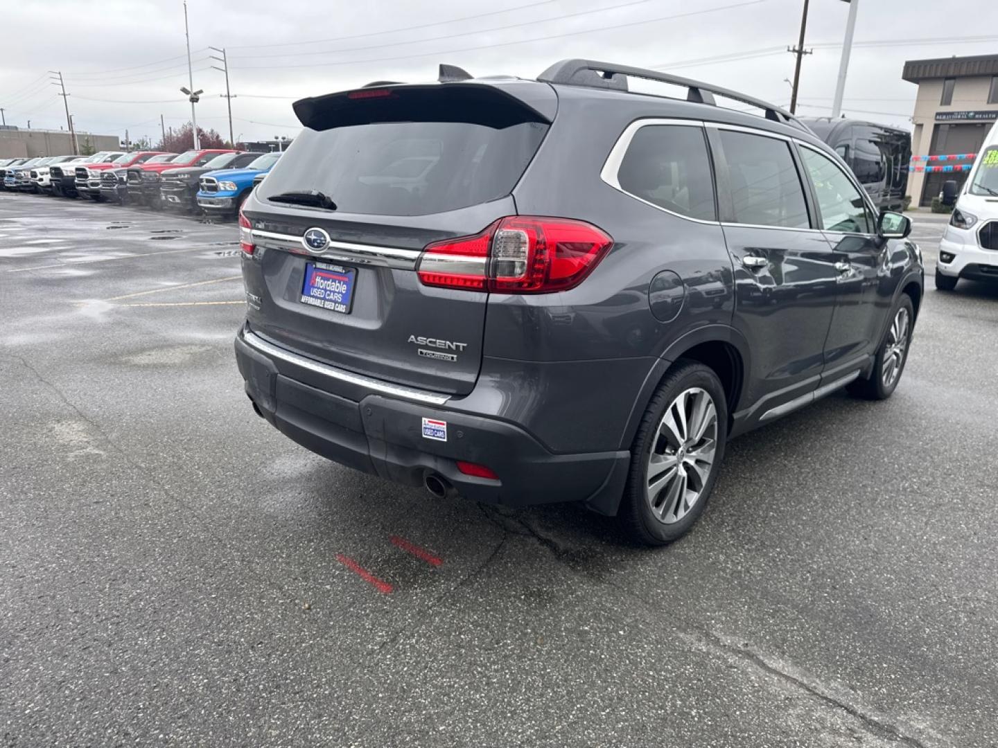 2019 GRAY SUBARU ASCENT TOURING (4S4WMARD5K3) with an 2.4L engine, Automatic transmission, located at 929 East 8th Ave, Anchorage, AK, 99501, (907) 274-2277, 61.214783, -149.866074- Photo#1