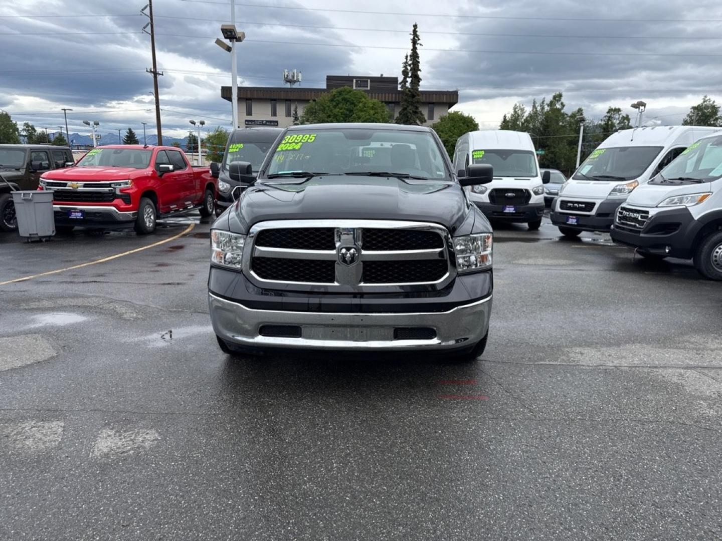 2024 BLACK RAM 1500 CLASSIC SLT (1C6RR7GG0RS) with an 3.6L engine, Automatic transmission, located at 929 East 8th Ave, Anchorage, AK, 99501, (907) 274-2277, 61.214783, -149.866074- Photo#0